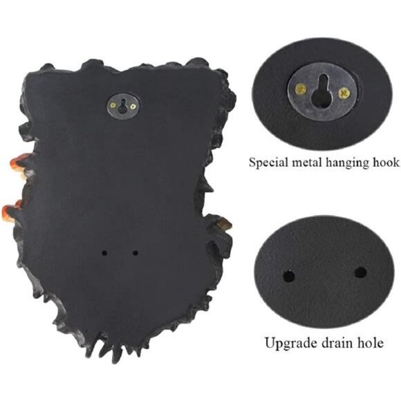 Tree Face Decor Outdoor - Old Man Tree Faces Sculptures Tree Huggers, Whimsical - Picture 3 of 7